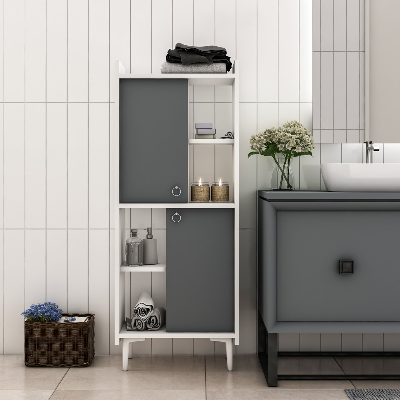 LEEDS BANYO DOLABI VE ÇOK AMAÇLI DOLAP
