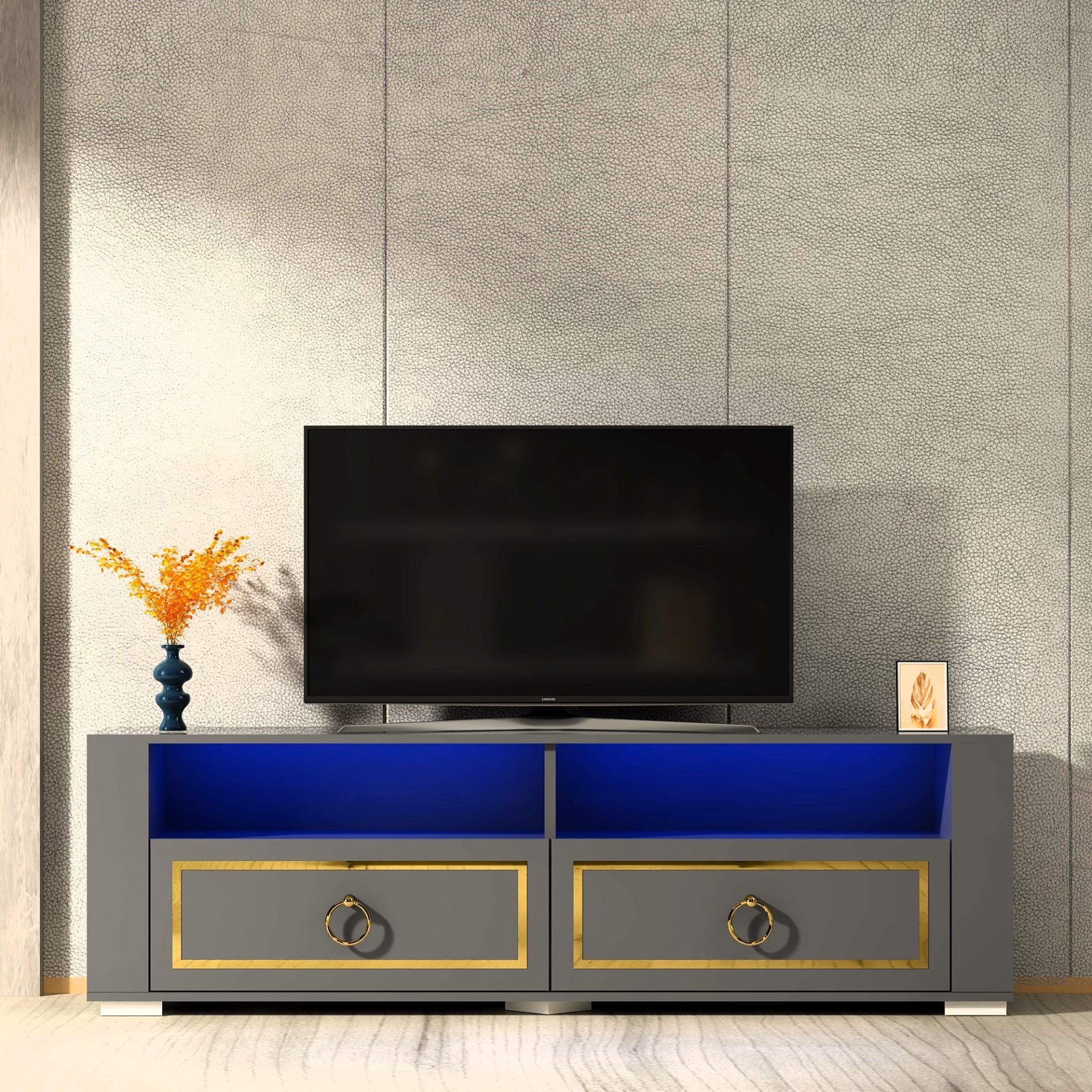 CALVİN LED AYDINLATMALI TV SEHPASI